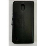 Black Book Case Flip with Strap For Nokia 1.3 TA-1216 Slim Fit Look